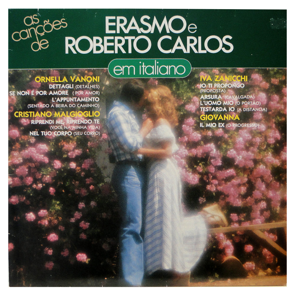Erasmo e Roberto Carlos em Italiano - Autografado