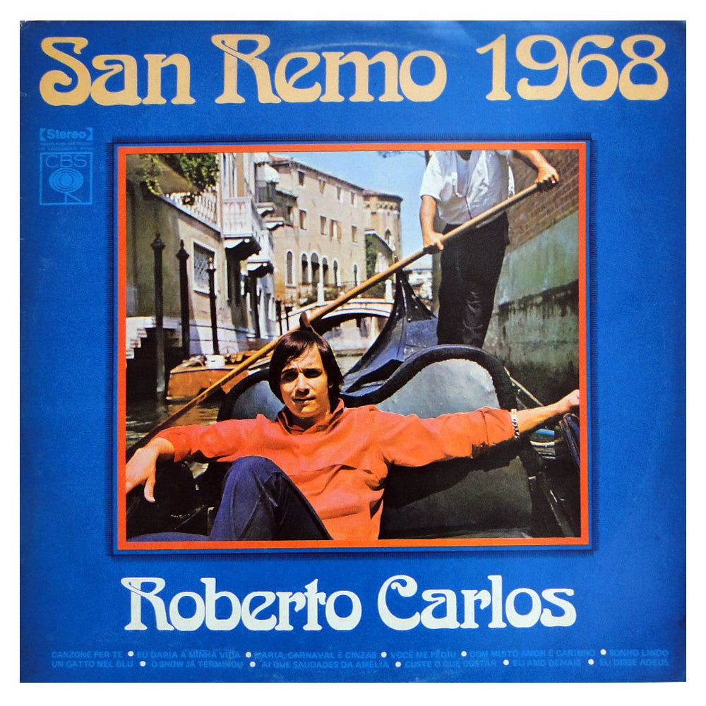 Roberto Carlos – San Remo 1968 º - Autografado